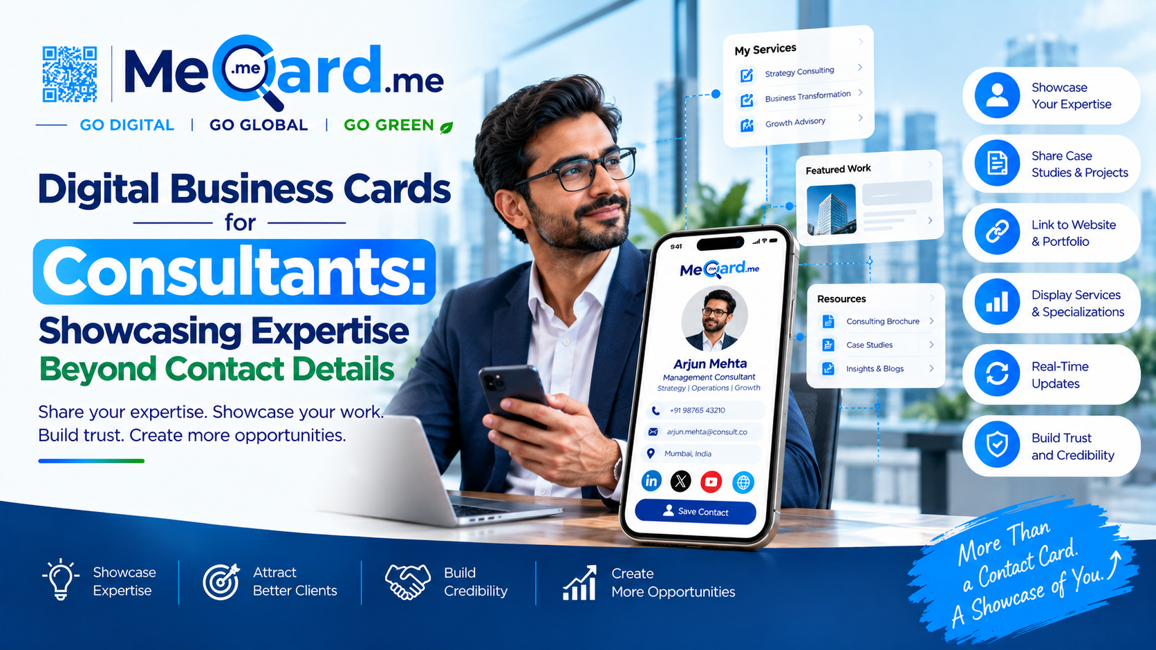Digital Business Cards for Consultants: Showcasing Expertise Beyond Contact Details