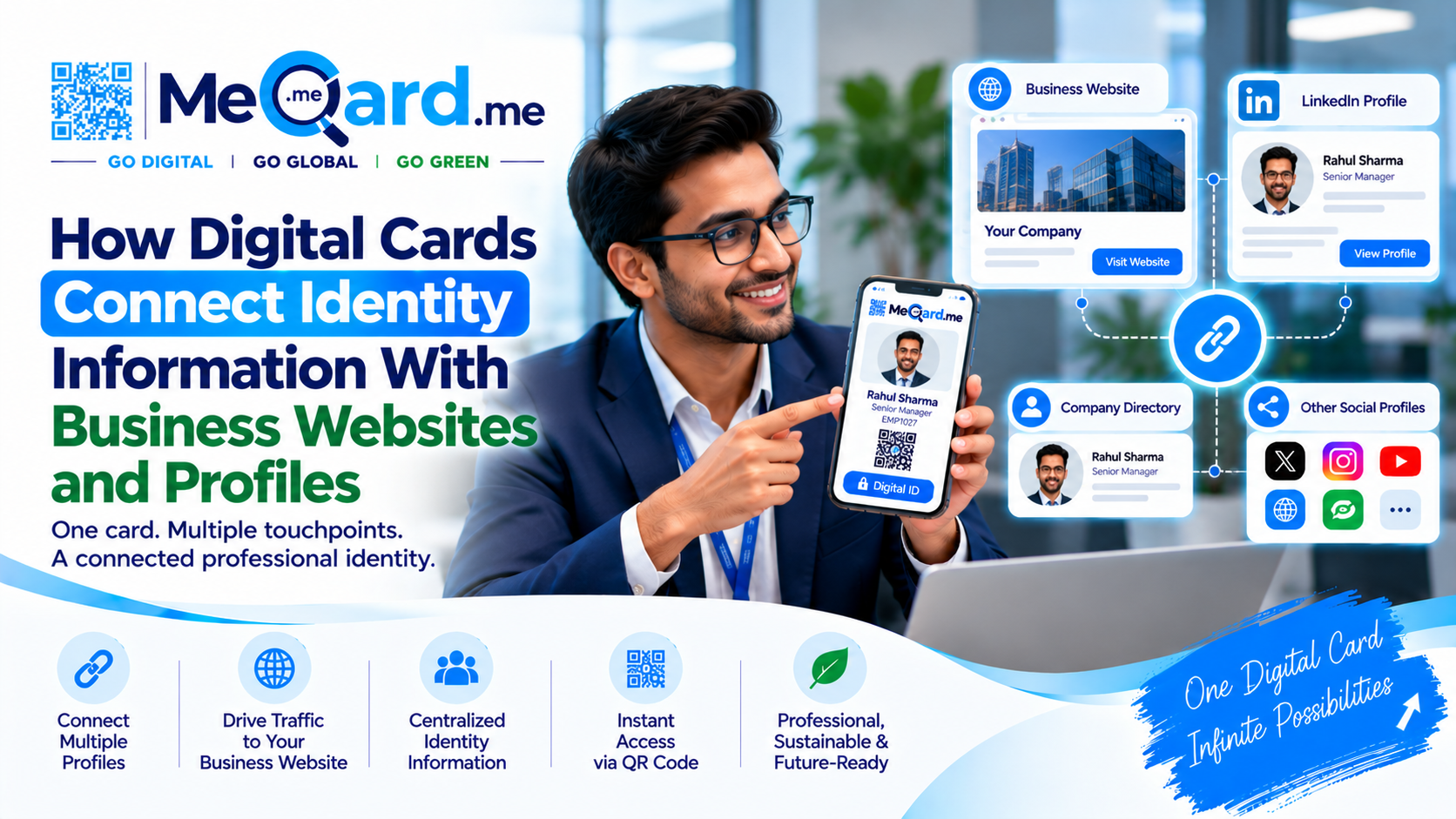 How Digital Cards Connect Identity Information With Business Websites and Profiles